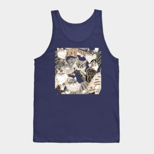 Cats Paradise in chocolate Tank Top